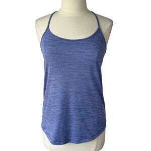 Under Armour Activewear Tank Top Womens Small Purple Loose Fit HeatGear